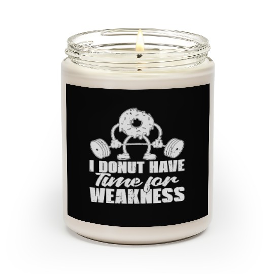Fitness Donut Funny Donut Gym Scented Candles