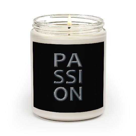 Passion grey Scented Candles