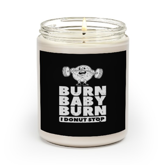 Fitness Donut Funny Donut Gym Scented Candles