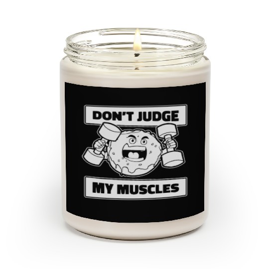 Fitness Donut Funny Donut Gym Scented Candles