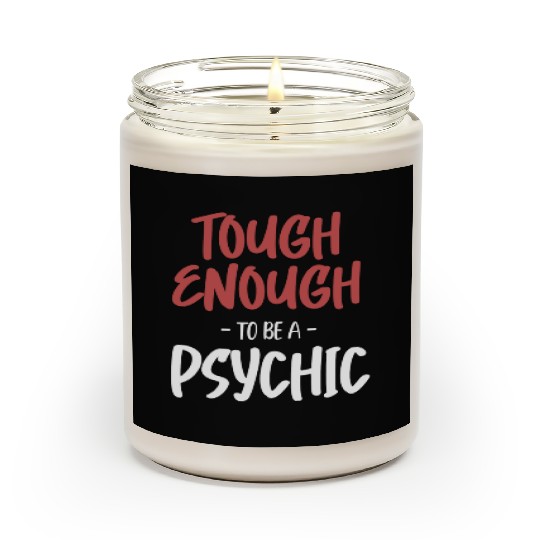 Tough Enough To Be A Psychic Celestial Card Scented Candles