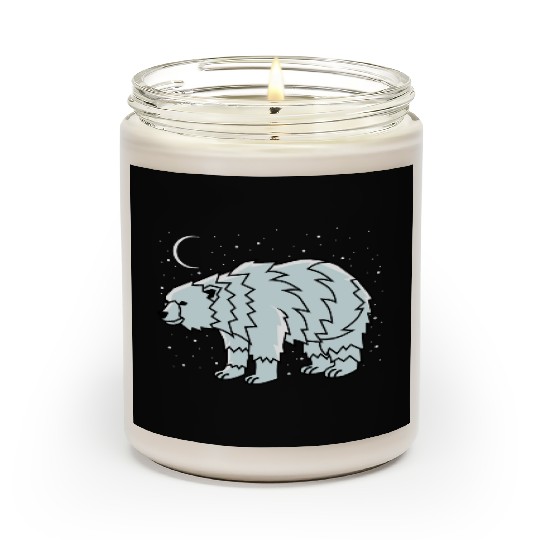Tribal Polar Bear Indigenous Gift Scented Candles