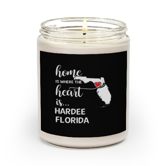 Hardee County Florida Is Where My Heart Is Cool Scented Candles