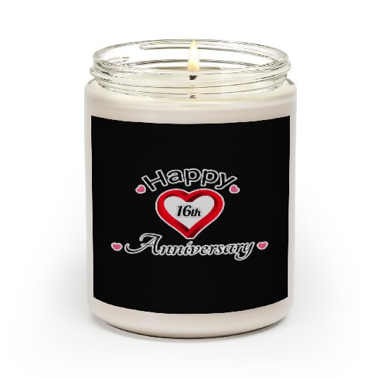 anniversary 16th Scented Candles