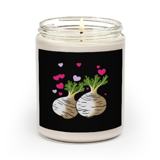 Turnip Love Hearts Valentine's Day Scented Candles
