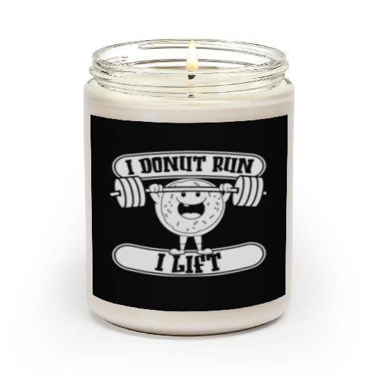 Fitness Donut Funny Donut Gym Scented Candles