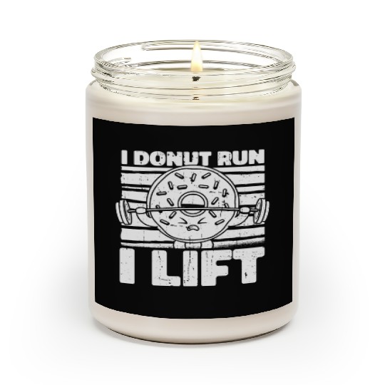 Fitness Donut Funny Donut Gym Scented Candles
