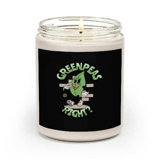 Groovy vegetable greenpeas Scented Candles