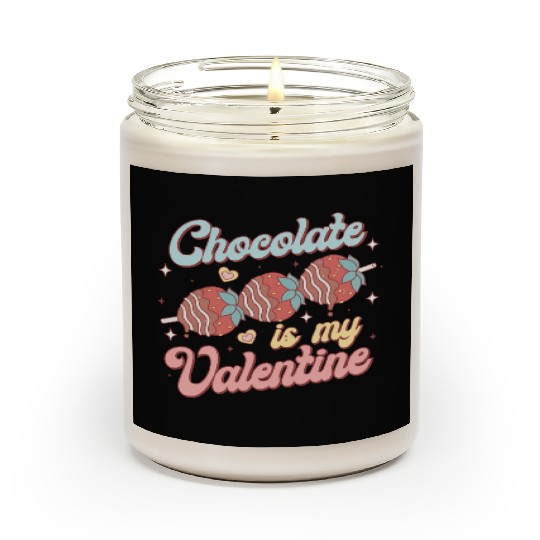 Chocolate Is My Valentine Scented Candles