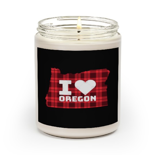 I Love Oregon Scented Candles