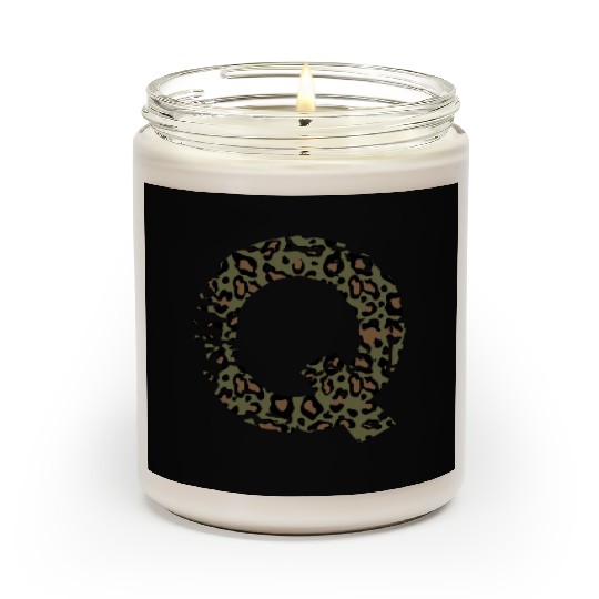 Q army camo design Scented Candles