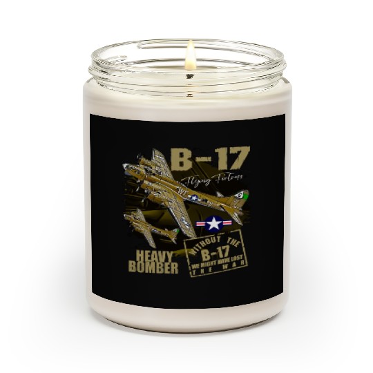 B-17 Flying Fortress heavy us air force bomber Scented Candles