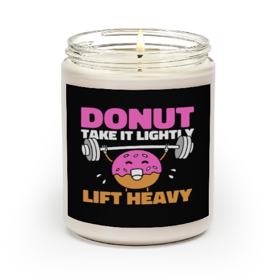 Fitness Donut Donut Gym Scented Candles