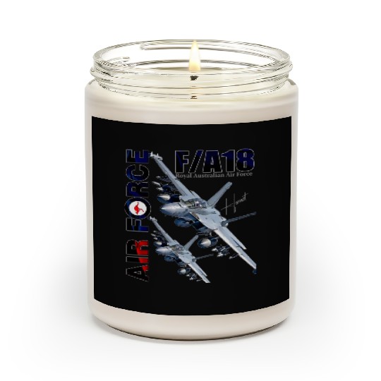 RAAF Australian Air Force FA18 Hornet Fighterjet Scented Candles