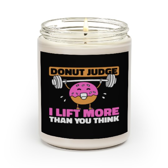 Fitness Donut Donut Gym Scented Candles