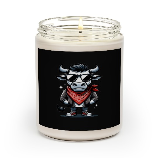 Rodeo Bull Riding Livestock Show Farmer Cattle Scented Candles