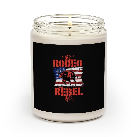 Rodeo Bull Riding Livestock Show Farmer Cattle Scented Candles