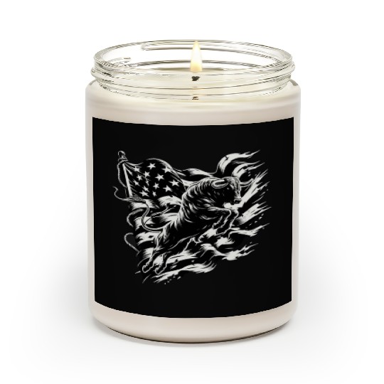 Rodeo Bull Riding Livestock Show Farmer Cattle Scented Candles