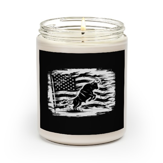 Rodeo Bull Riding Livestock Show Farmer Cattle Scented Candles
