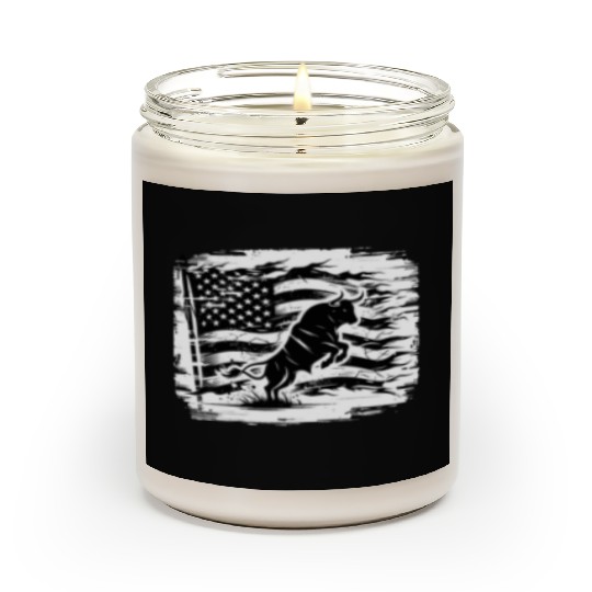 Rodeo Bull Riding Livestock Show Farmer Cattle Scented Candles