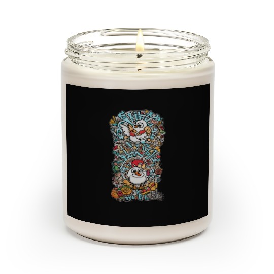 Feathered Friends Collection: Adorable Turkey Cart Scented Candles