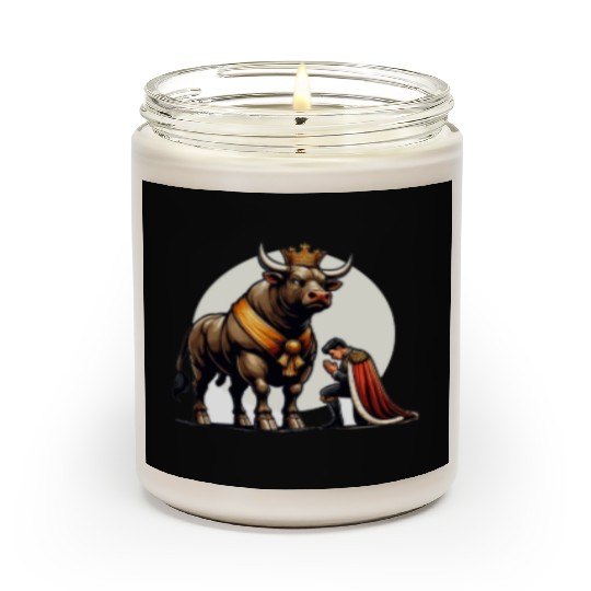 Rodeo Bull Riding Livestock Show Farmer Cattle Scented Candles