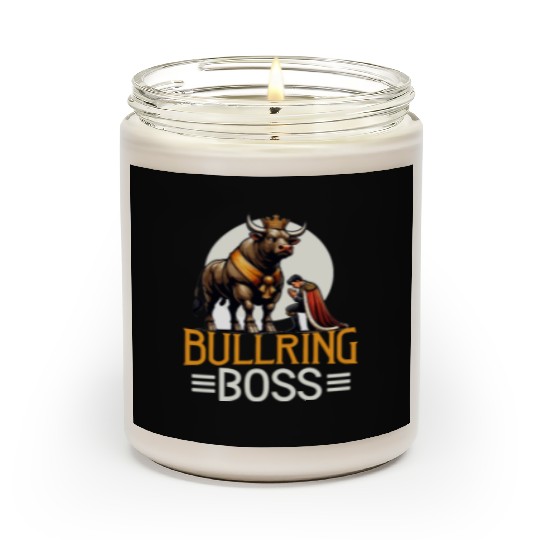 Rodeo Bull Riding Livestock Show Farmer Cattle Scented Candles