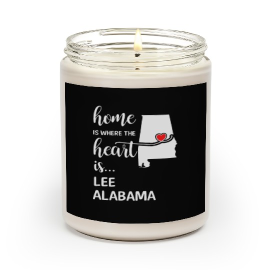 Lee County Albm Is Where My Heart Is Cool Gift Scented Candles