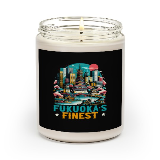 Fukuoka Japan Country Travel Vacation Japanese Scented Candles