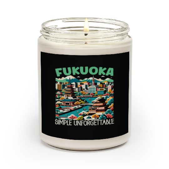 Fukuoka Japan Country Travel Vacation Japanese Scented Candles