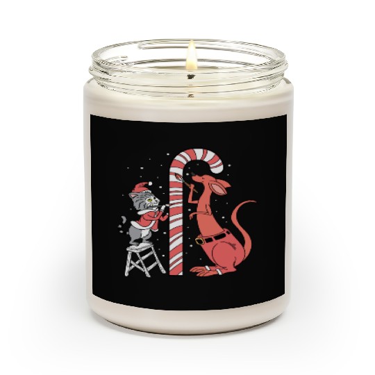 Delicious Candy Cane Foodie and Candy Lover Gift Scented Candles