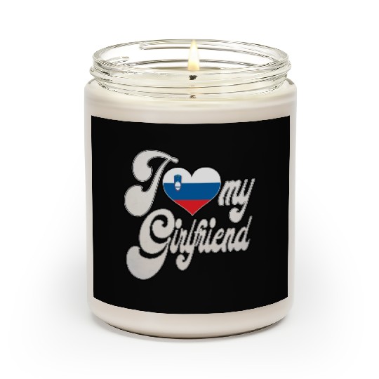SloverniaI Love My Slovenian Girlfriend Scented Candles
