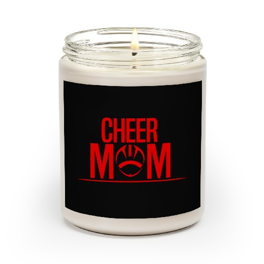 Cheer Mom Ball Football Mom Passion Is Gift Cool Scented Candles