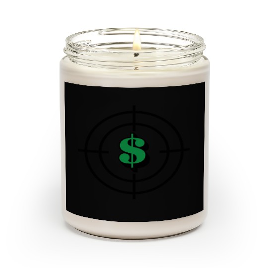 Money Target Green Scented Candles