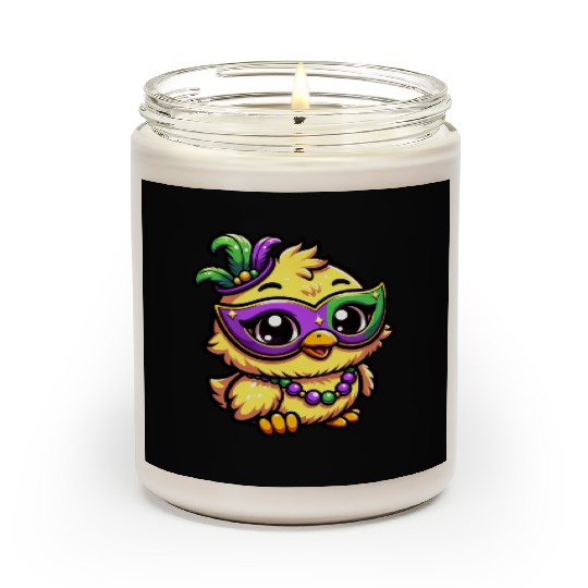 Mardi Gras Chicken, Dressed-up Chick Scented Candles