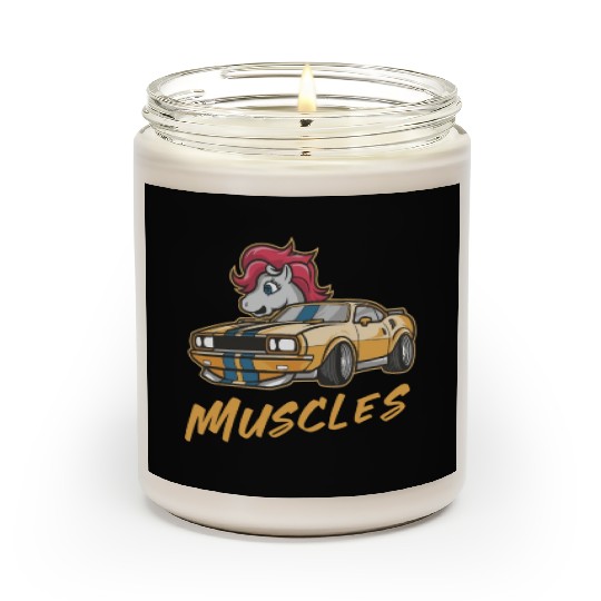 Pony car with muscles Scented Candles