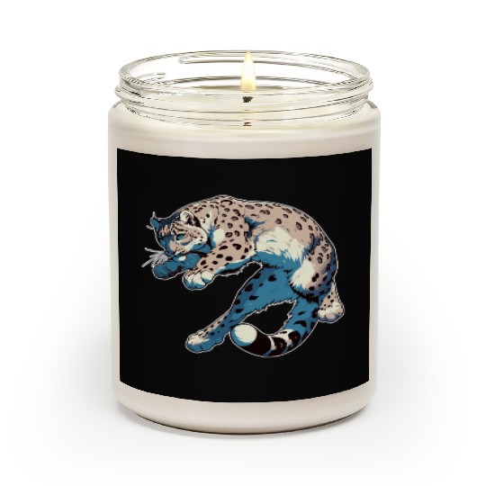 Snow Leopard Leopard White Leopard Scented Candles