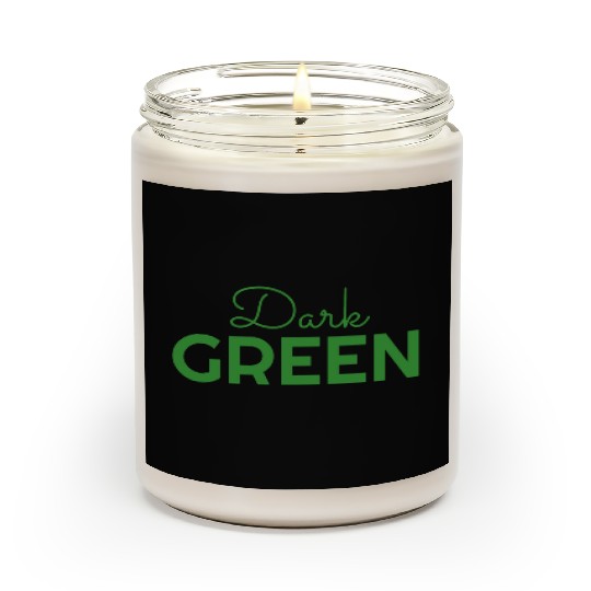dark green color Scented Candles