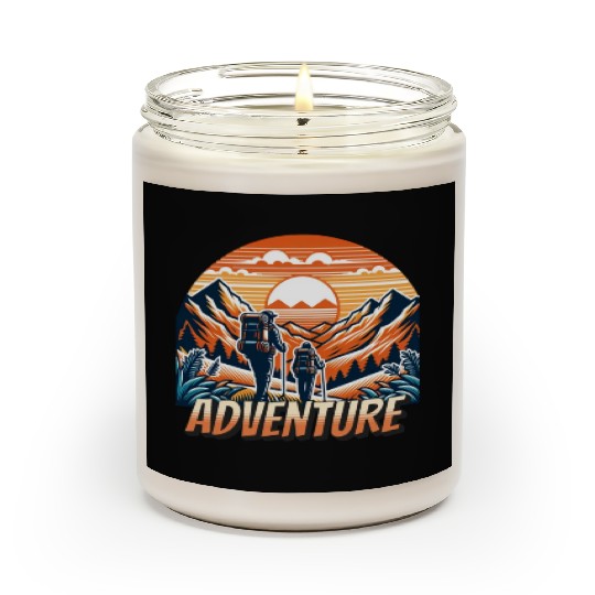 Hiking Outdoor Camping Adventure Scented Candles