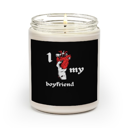 I love my Boyfriend women Scented Candles