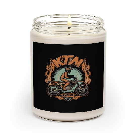 ktm racing design Scented Candles