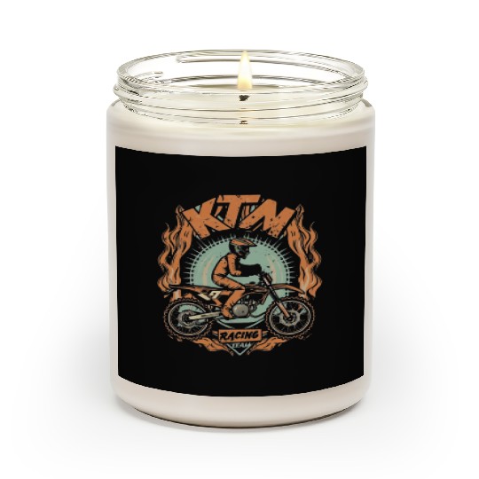 ktm racing design Scented Candles