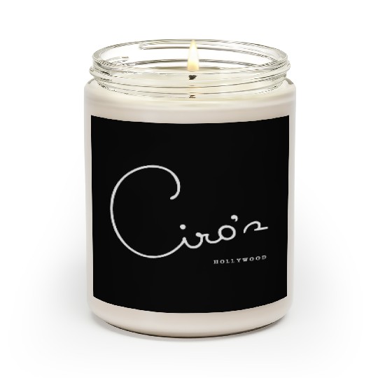 Ciro's Hollywood Vintage Scented Candles Landmark LA Club