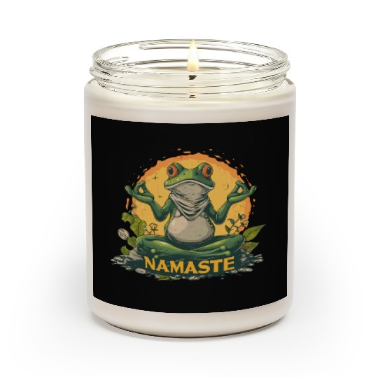Yoga Frog Relaxation Chilling Meditation Scented Candles