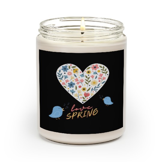 Love spring Scented Candles