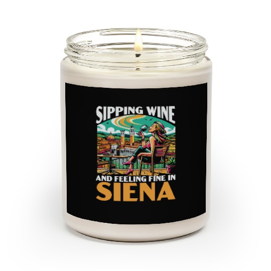 Siena Italy Travel Vacation Italian I Love Italy Scented Candles