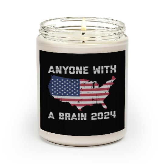 2024 Brain Vote Democracy Anti-Trump Scented Candles