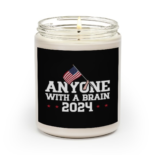 2024 Brain Vote Democracy Anti-Trump Scented Candles