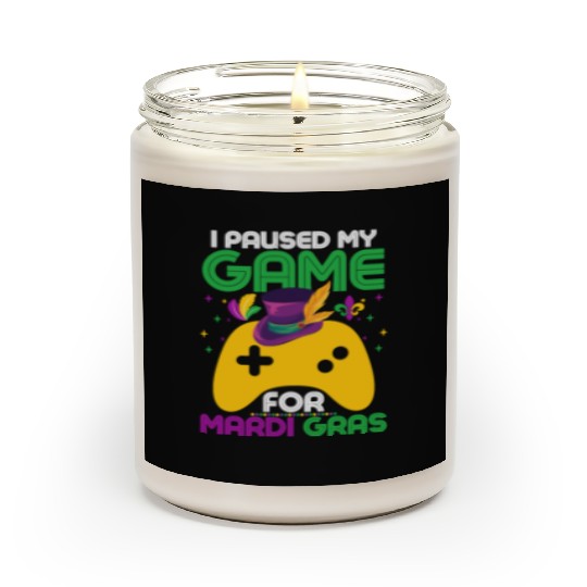 Game Lover Mardi Gras Celebration Scented Candles