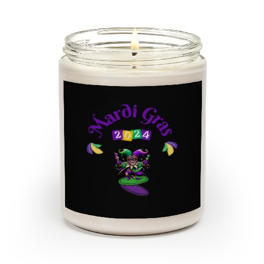 Mardi gras Funny Nola New orleans Louisiana Scented Candles